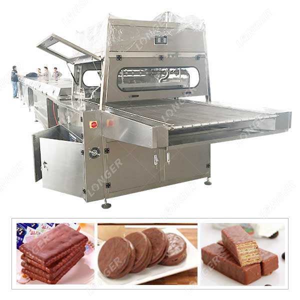 Automatic Chocolate Enrober Machine