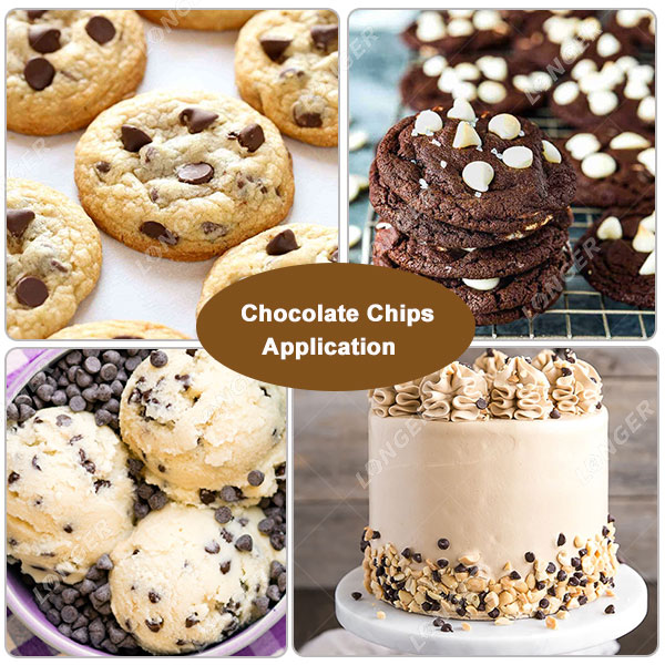 Application of Chocolate Chips Making Machine