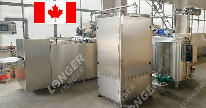 Equipos de fabricación de chocolate vendidos a Canadá